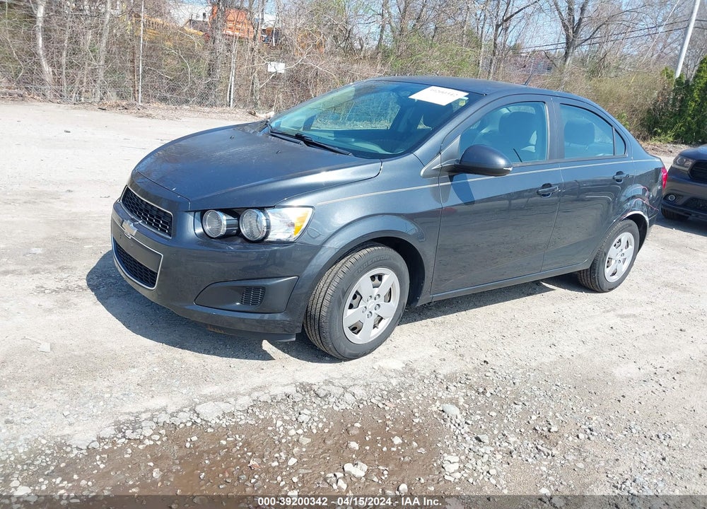 2014 CHEVROLET SONIC LS MANUAL VIN: 1G1JB5SH2E4159688