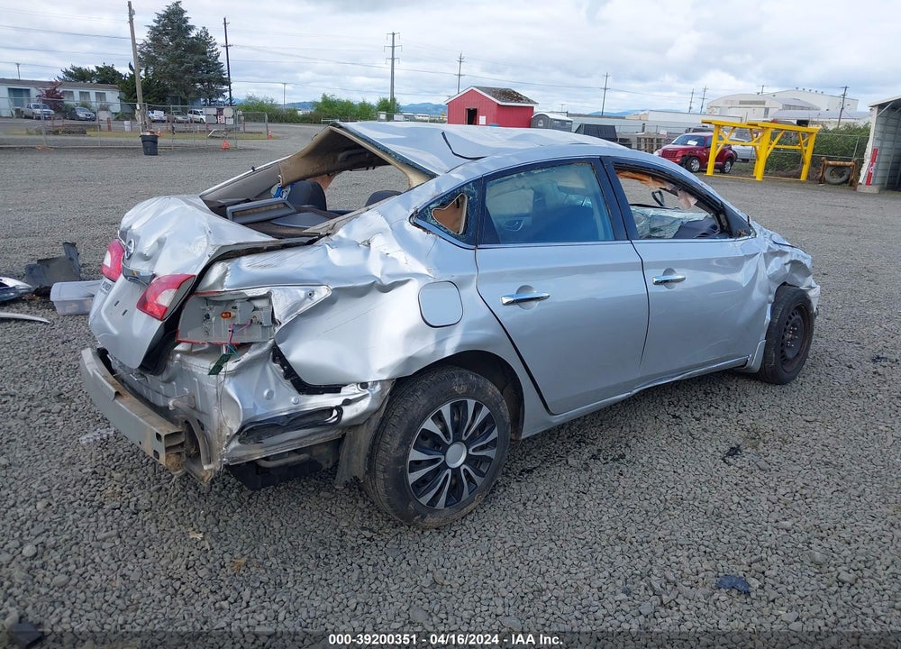 2015 NISSAN SENTRA S VIN: 3N1AB7AP3FY370721