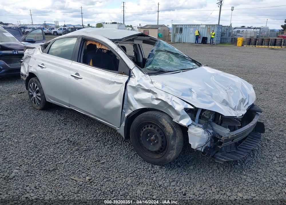 2015 NISSAN SENTRA S VIN: 3N1AB7AP3FY370721
