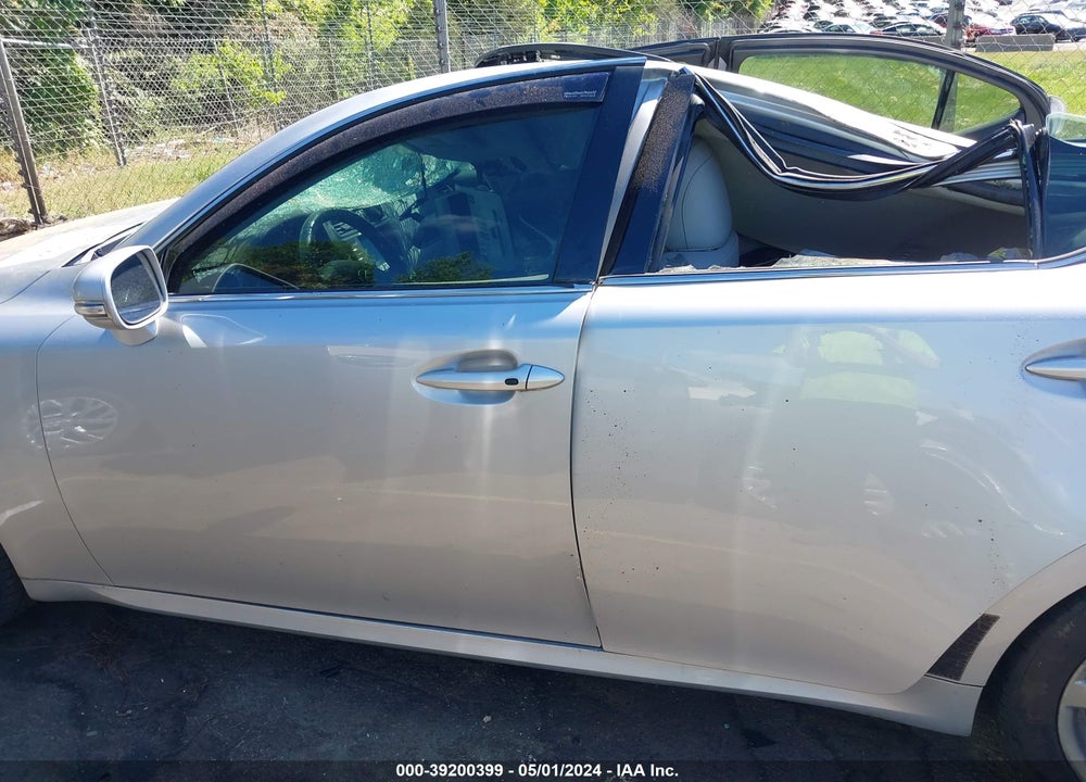 2010 LEXUS IS 250 VIN: JTHBF5C25A5123037