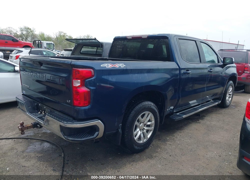 2020 CHEVROLET SILVERADO 1500 4WD SHORT BED LT VIN: 3GCUYDED7LG242264