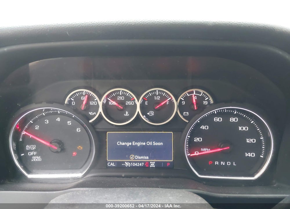 2020 CHEVROLET SILVERADO 1500 4WD SHORT BED LT VIN: 3GCUYDED7LG242264
