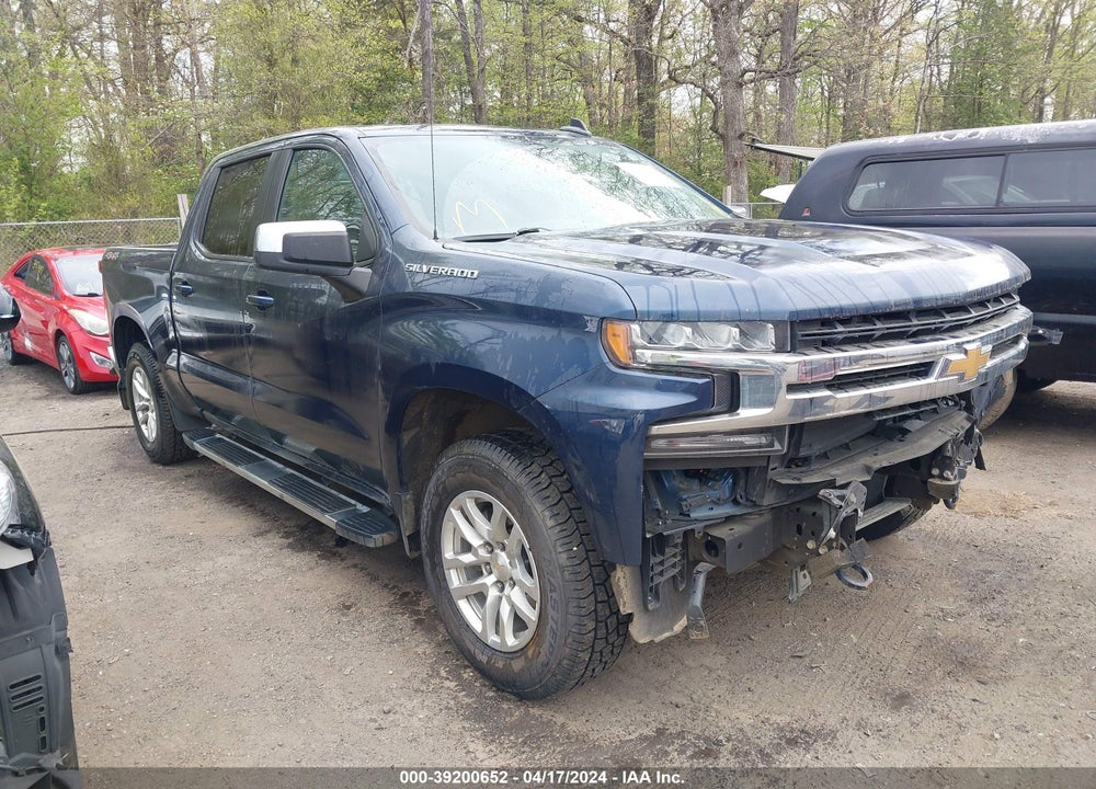2020 CHEVROLET SILVERADO 1500 4WD SHORT BED LT VIN: 3GCUYDED7LG242264