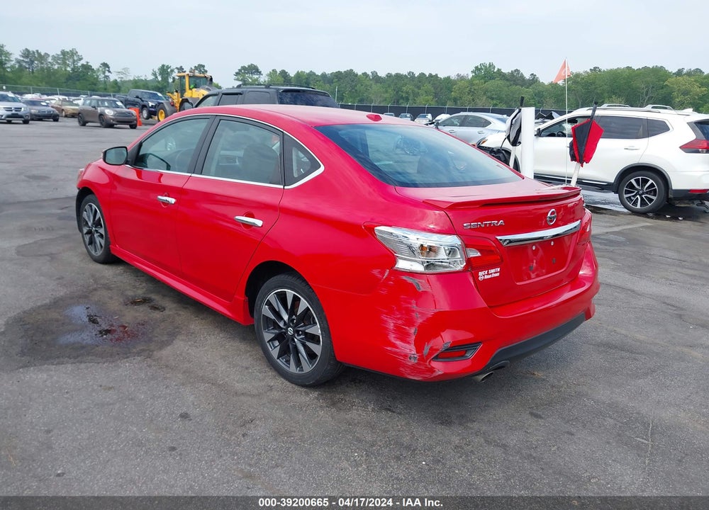 2019 NISSAN SENTRA SR VIN: 3N1AB7AP0KY345267