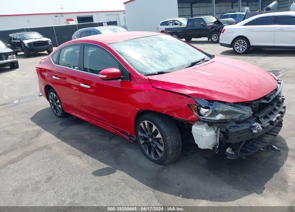 2019 NISSAN SENTRA SR VIN: 3N1AB7AP0KY345267