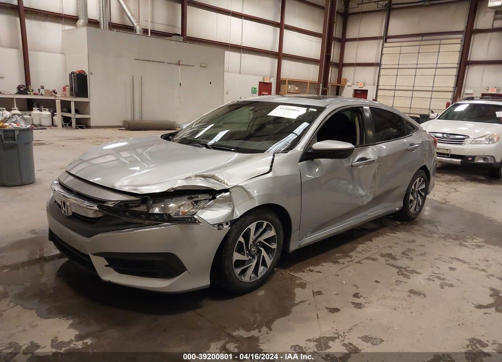 2017 HONDA CIVIC EX VIN: 19XFC2F78HE213606