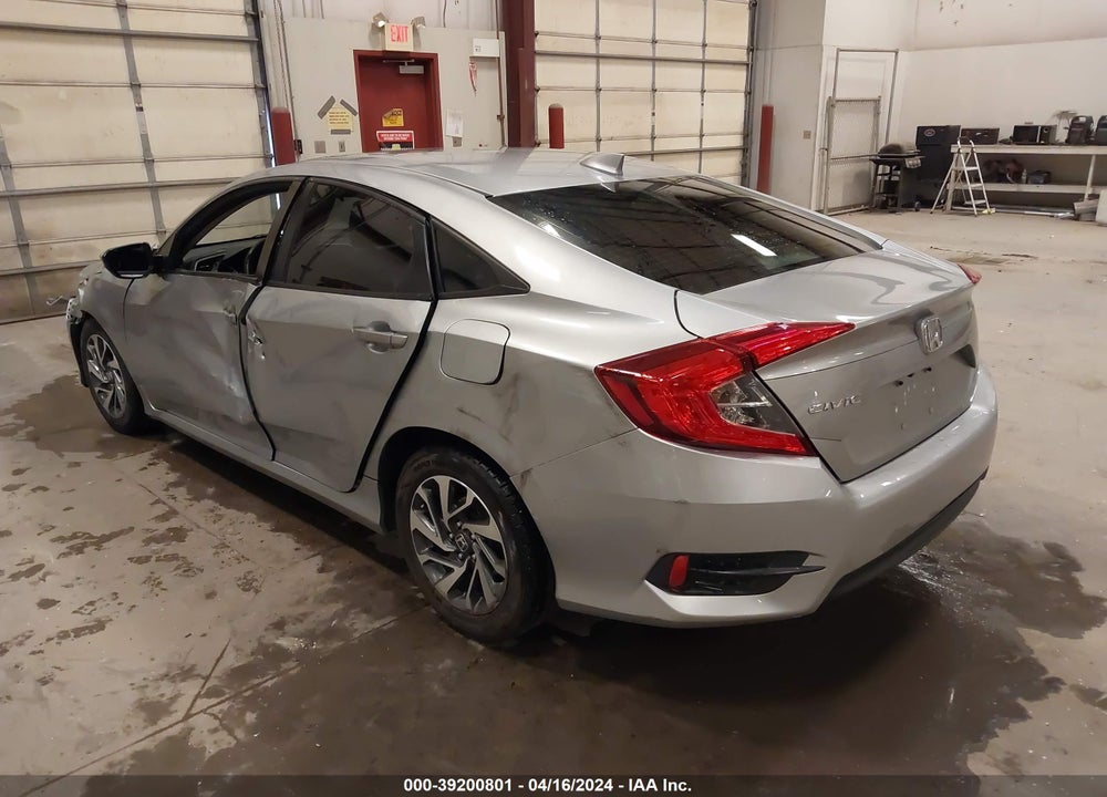 2017 HONDA CIVIC EX VIN: 19XFC2F78HE213606