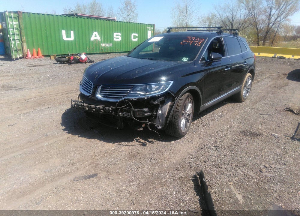 2016 LINCOLN MKX RESERVE VIN: 2LMTJ8LPXGBL75775