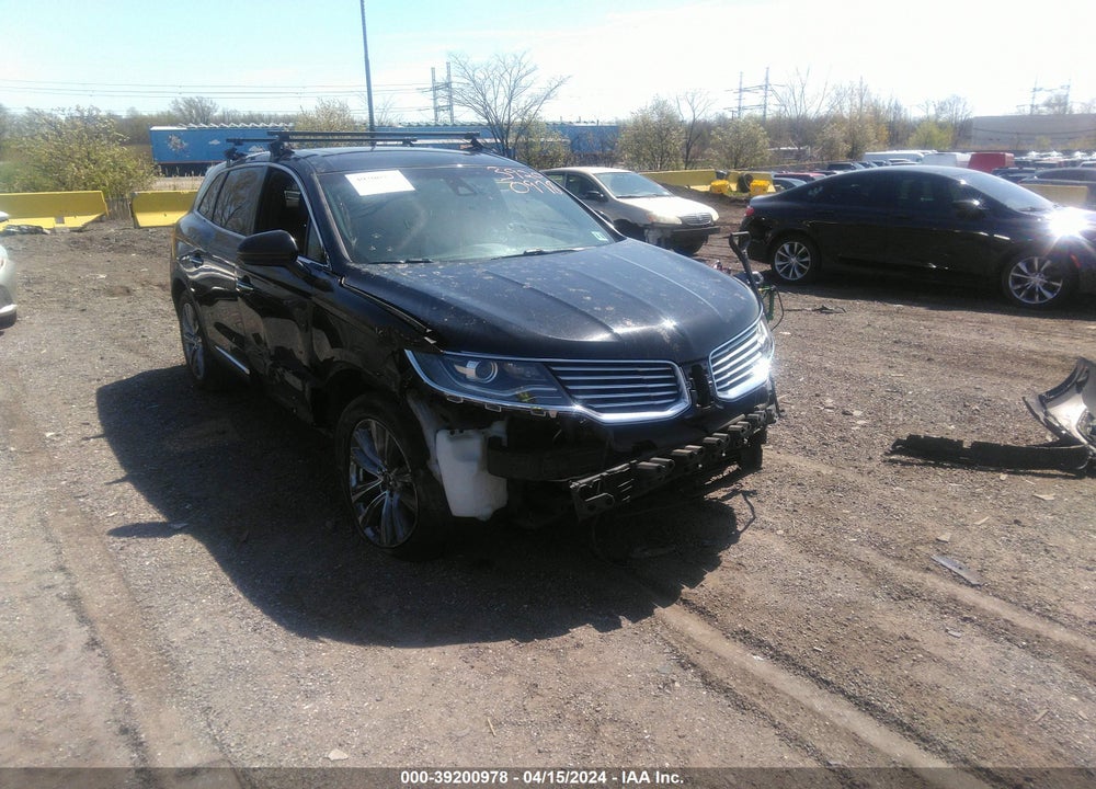 2016 LINCOLN MKX RESERVE VIN: 2LMTJ8LPXGBL75775