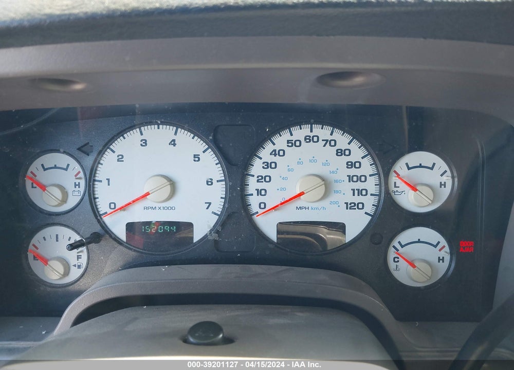2005 DODGE RAM 1500 SLT/LARAMIE VIN: 1D7HA18D55J598672