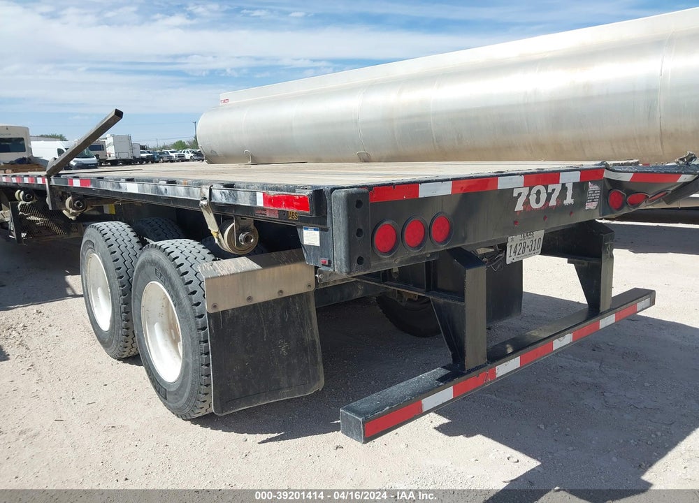 2019 TRANSCRAFT CORP FLATBED TRAILER VIN: 1TTF482S6K3125974