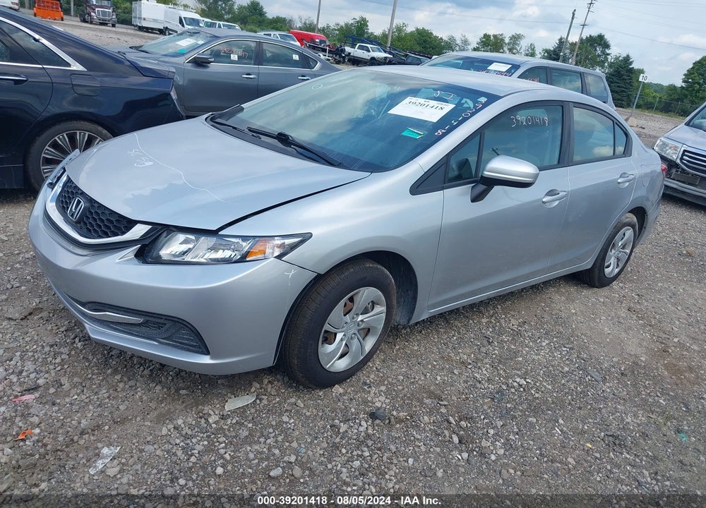 2015 HONDA CIVIC LX VIN: 19XFB2F58FE009578