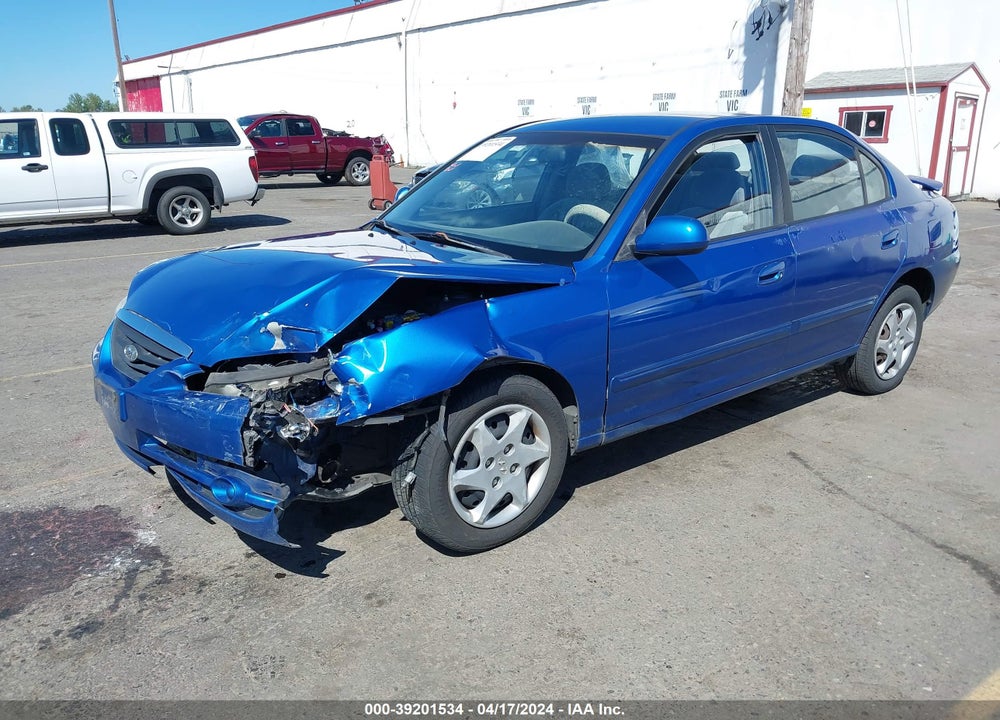 2004 HYUNDAI ELANTRA GLS/GT VIN: KMHDN46D24U887969