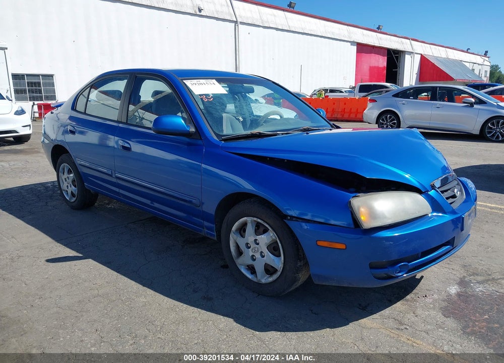 2004 HYUNDAI ELANTRA GLS/GT VIN: KMHDN46D24U887969