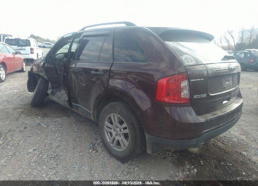 2012 FORD EDGE VIN: 2FMDK3GCXCBA12507