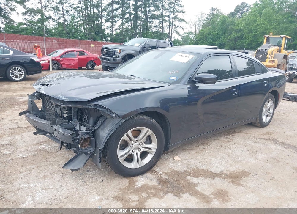 2019 DODGE CHARGER SXT RWD VIN: 2C3CDXBG8KH695870