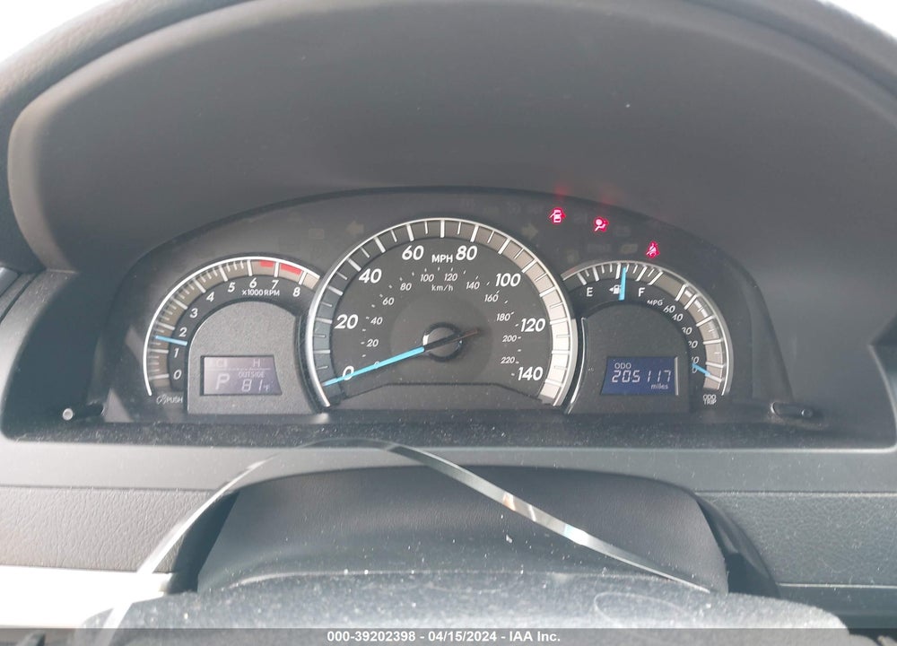 2012 TOYOTA CAMRY SE VIN: 4T1BF1FK4CU545729
