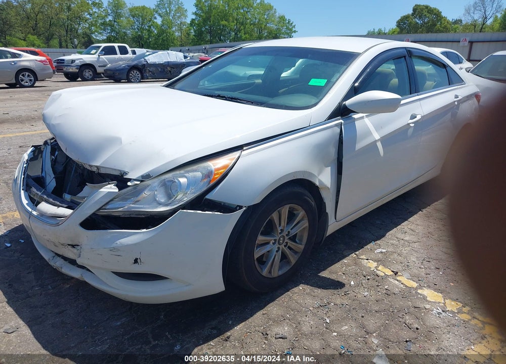 2012 HYUNDAI SONATA GLS VIN: 5NPEB4AC2CH490903