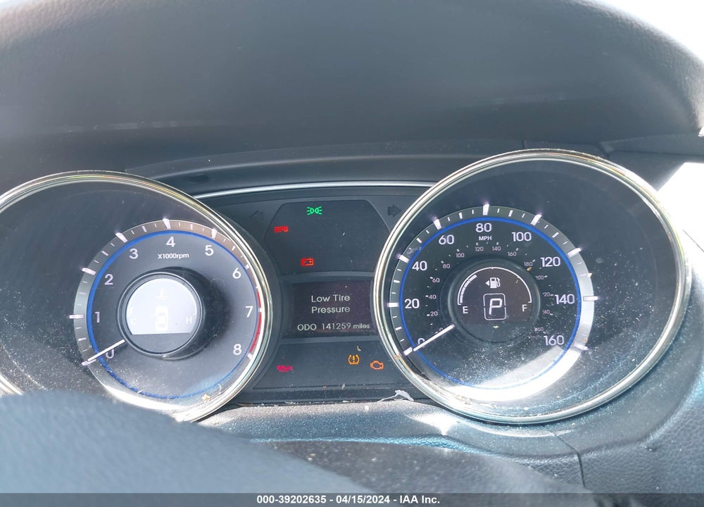 2012 HYUNDAI SONATA GLS VIN: 5NPEB4AC2CH490903