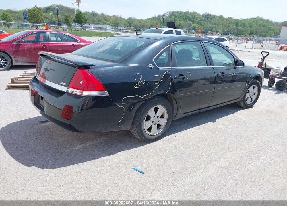 2008 CHEVROLET IMPALA LS VIN: 2G1WB58K681230786