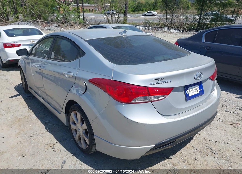 2013 HYUNDAI ELANTRA LIMITED VIN: 5NPDH4AE5DH221310