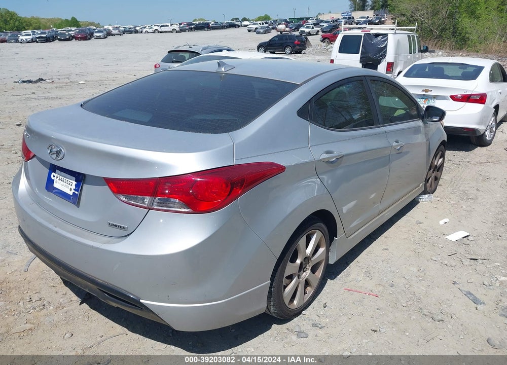 2013 HYUNDAI ELANTRA LIMITED VIN: 5NPDH4AE5DH221310