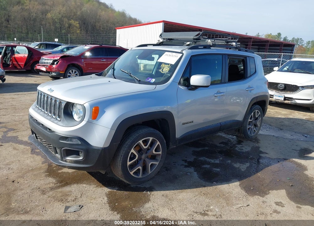 2015 JEEP RENEGADE LATITUDE VIN: ZACCJBBT0FPB83786