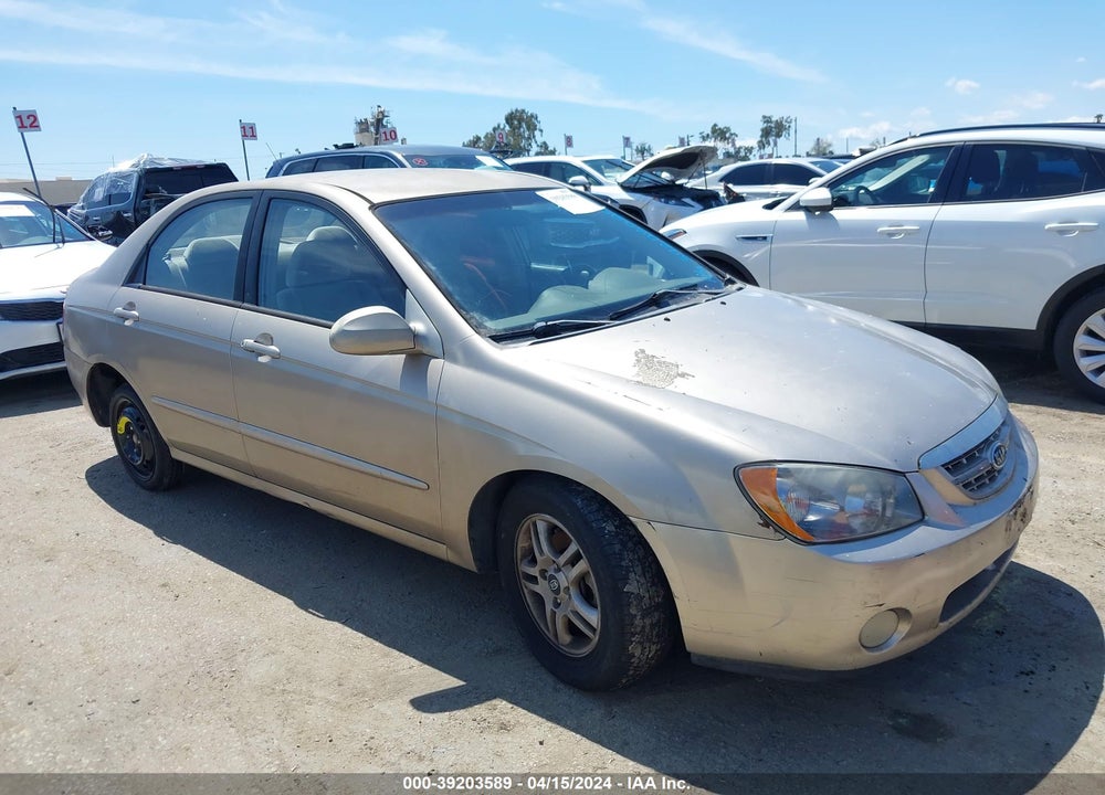 2004 KIA SPECTRA EX/LX VIN: KNAFE122245043860