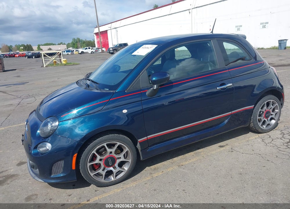 2013 FIAT 500 TURBO VIN: 3C3CFFHH5DT691211