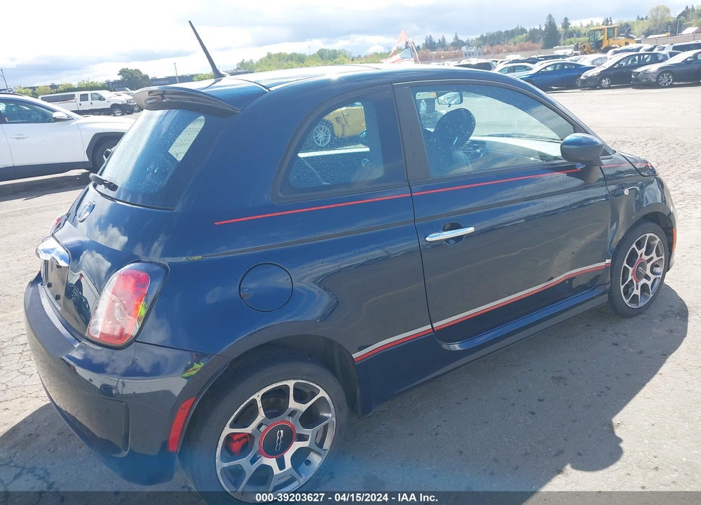 2013 FIAT 500 TURBO VIN: 3C3CFFHH5DT691211