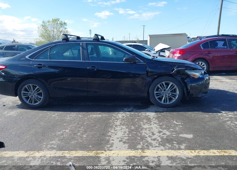2015 TOYOTA CAMRY SE VIN: 4T1BF1FK5FU884889