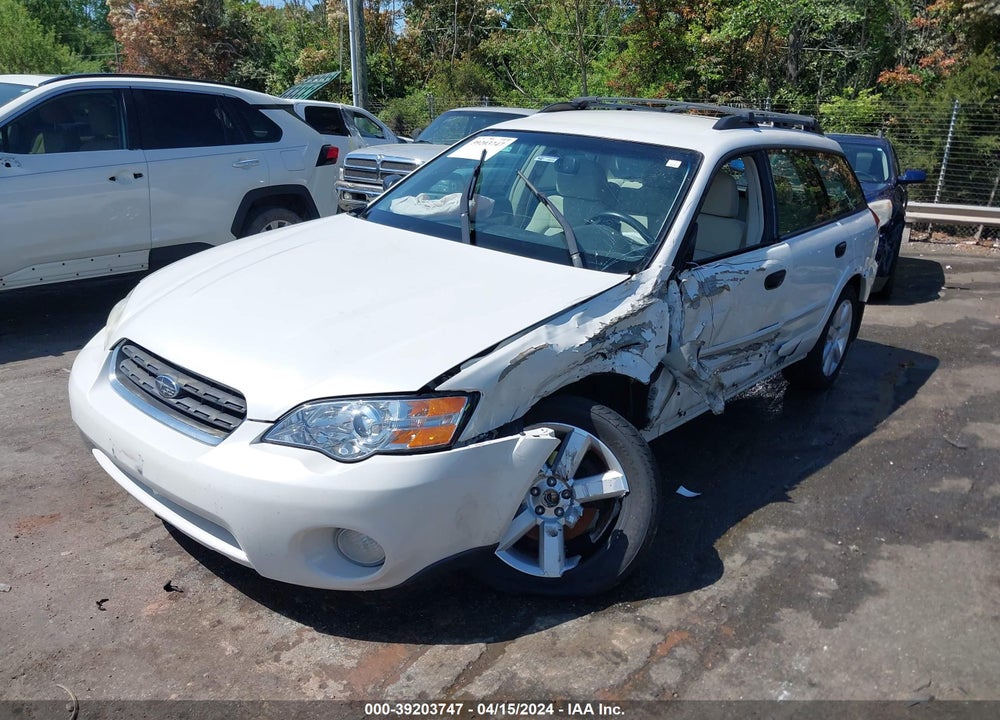 2007 SUBARU OUTBACK 2.5I VIN: 4S4BP61C177335619