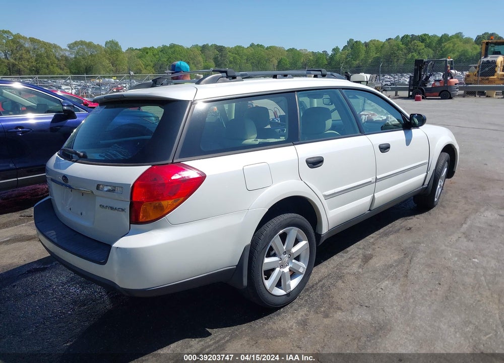 2007 SUBARU OUTBACK 2.5I VIN: 4S4BP61C177335619