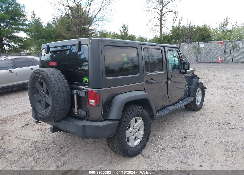 2016 JEEP WRANGLER UNLIMITED SPORT VIN: 1C4BJWDG8GL159650