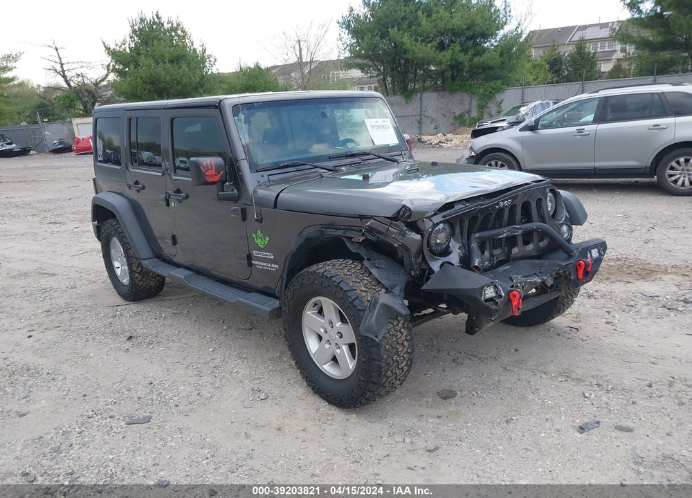 2016 JEEP WRANGLER UNLIMITED SPORT VIN: 1C4BJWDG8GL159650