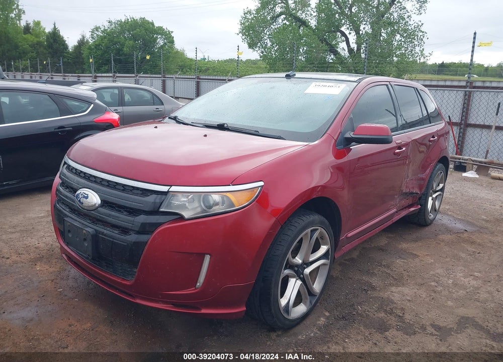 2013 FORD EDGE SPORT VIN: 2FMDK3AK0DBA90506