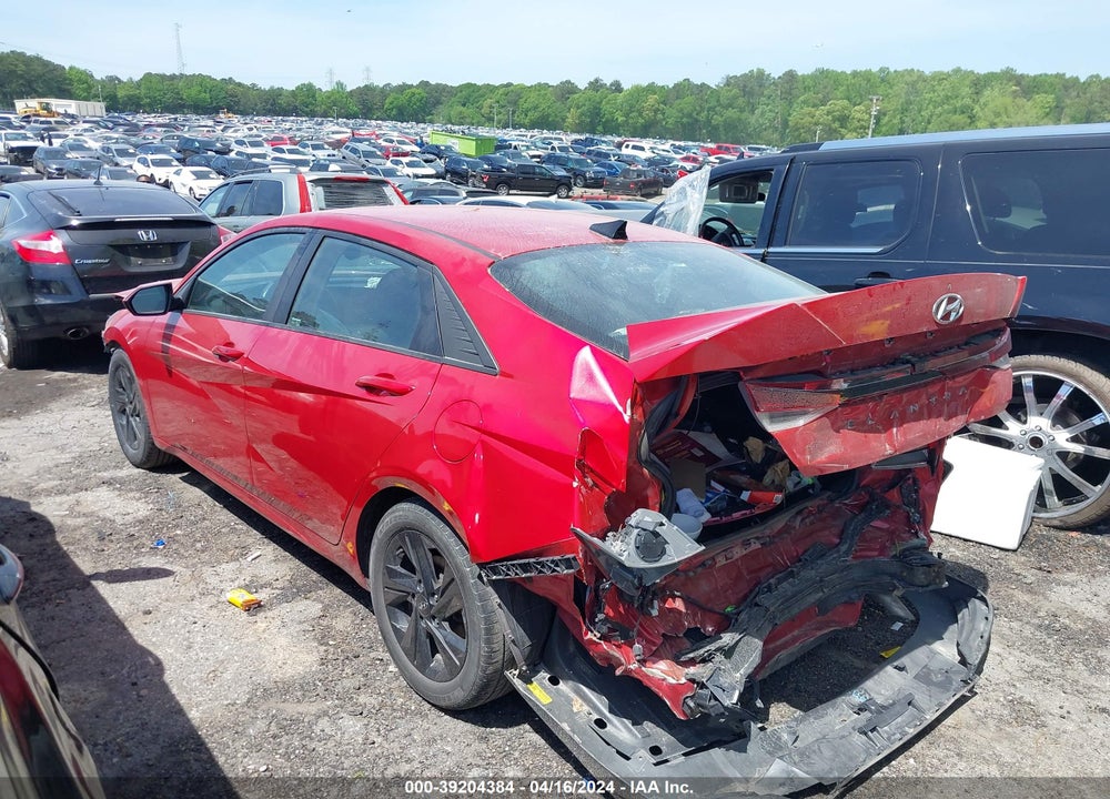 2021 HYUNDAI ELANTRA SEL VIN: 5NPLM4AG9MH009275