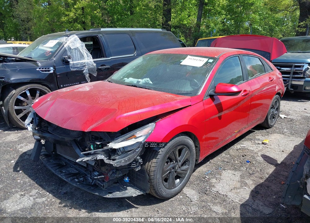 2021 HYUNDAI ELANTRA SEL VIN: 5NPLM4AG9MH009275