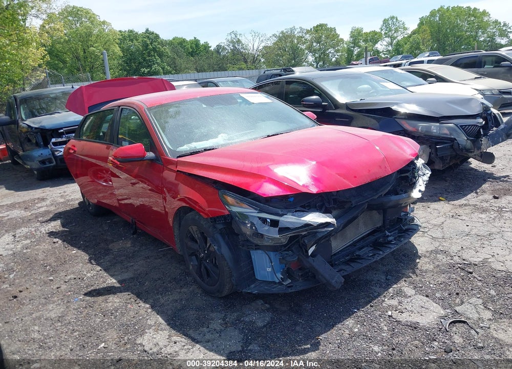 2021 HYUNDAI ELANTRA SEL VIN: 5NPLM4AG9MH009275