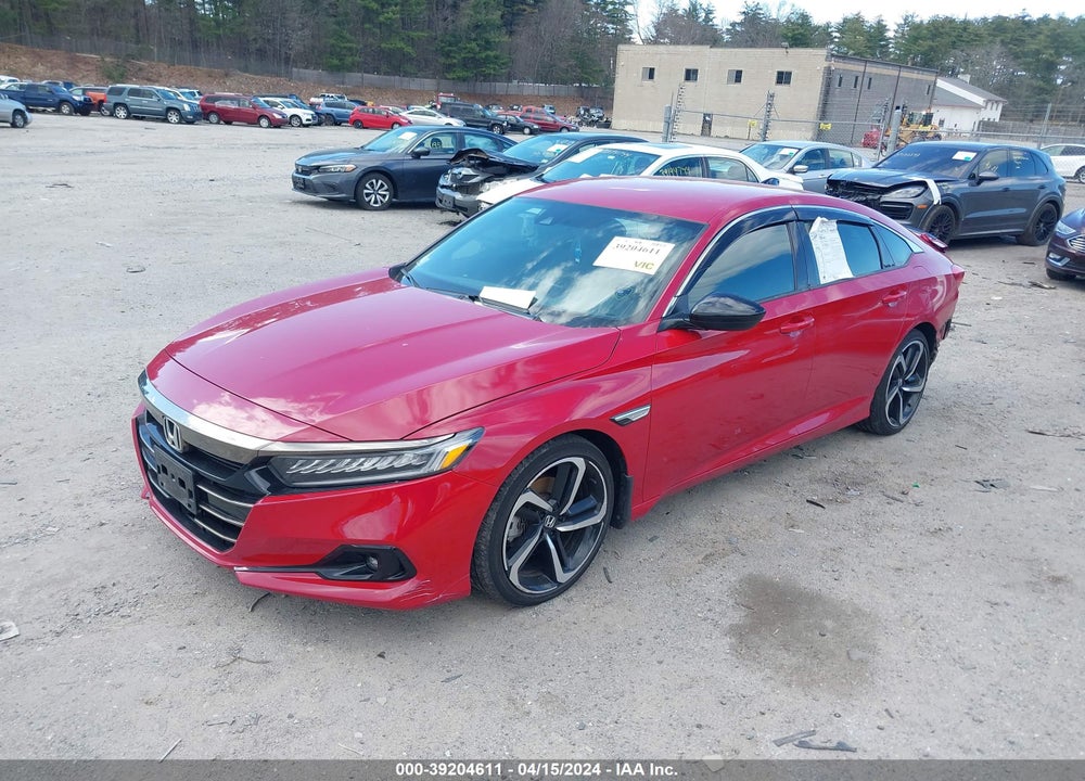 2022 HONDA ACCORD VIN: 1HGCV1F33NA015830
