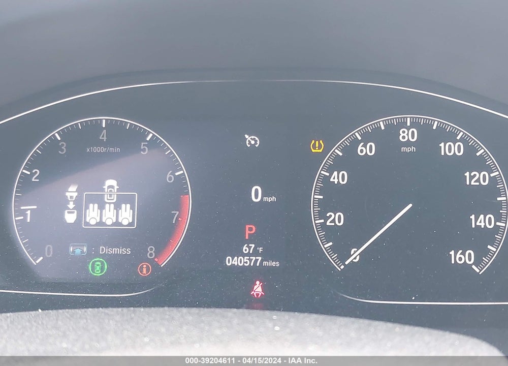 2022 HONDA ACCORD VIN: 1HGCV1F33NA015830