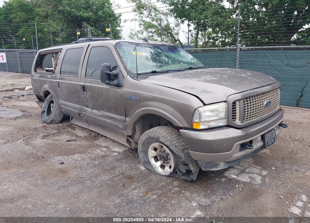 2003 FORD EXCURSION LIMITED VIN: 1FMSU43P53EC17642