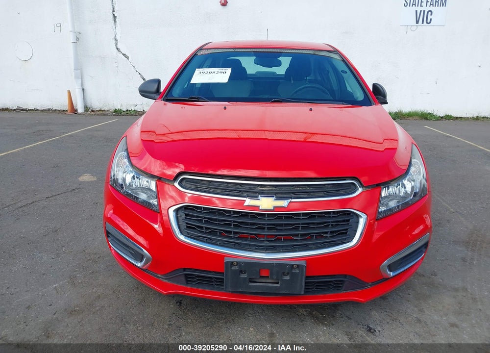 2015 CHEVROLET CRUZE LS AUTO VIN: 1G1PA5SG6F7261192