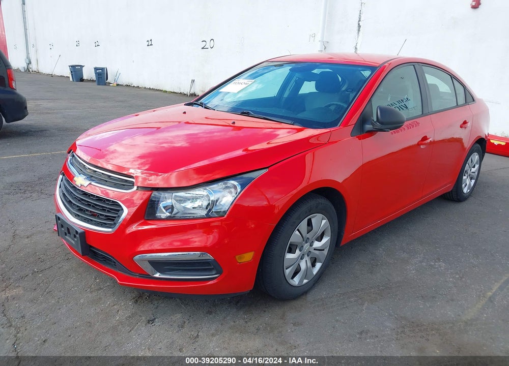 2015 CHEVROLET CRUZE LS AUTO VIN: 1G1PA5SG6F7261192