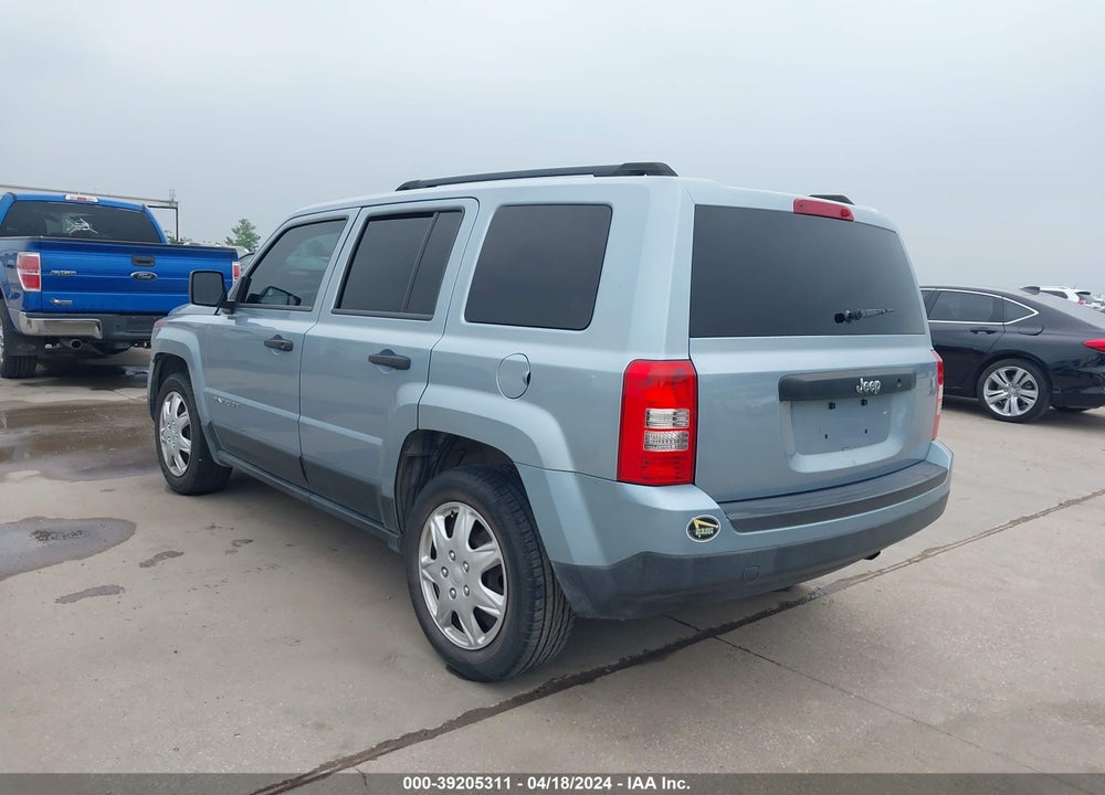 2013 JEEP PATRIOT SPORT VIN: 1C4NJPBB7DD122332