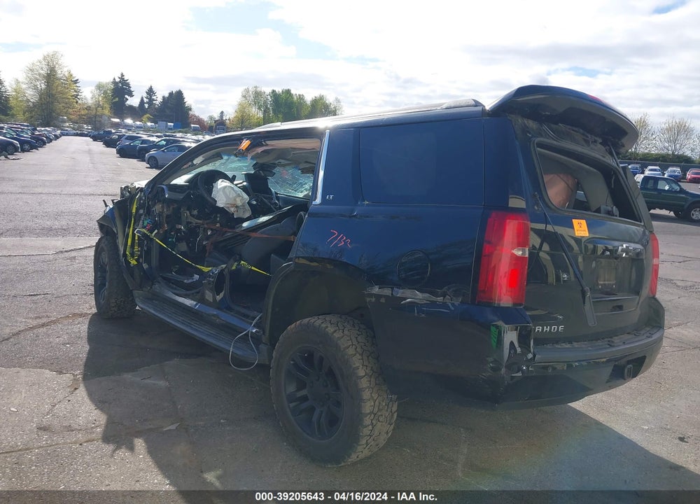 2019 CHEVROLET TAHOE LT VIN: 1GNSKBKC3KR362657