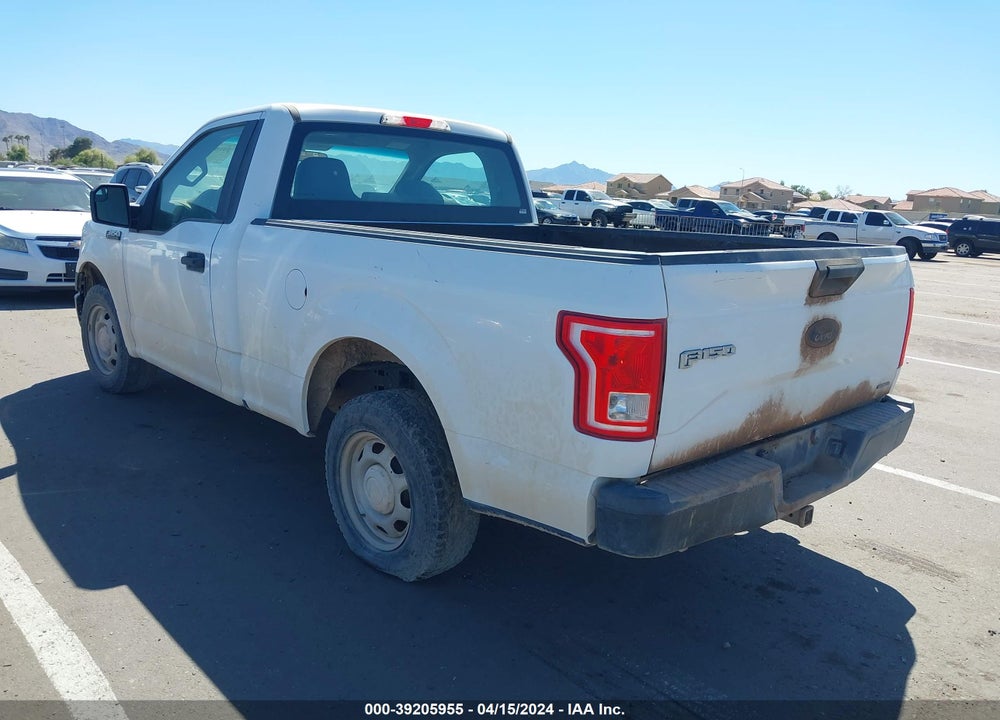 2015 FORD F-150 XL VIN: 1FTMF1C81FKD30671