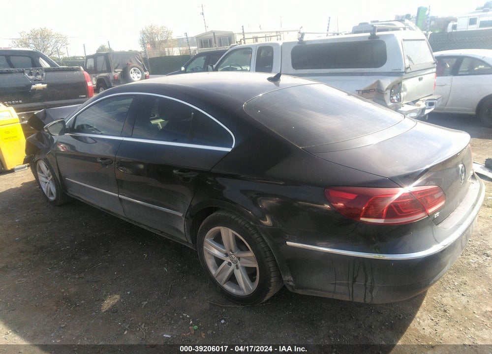 2013 VOLKSWAGEN CC 2.0T SPORT VIN: WVWBP7ANXDE566733