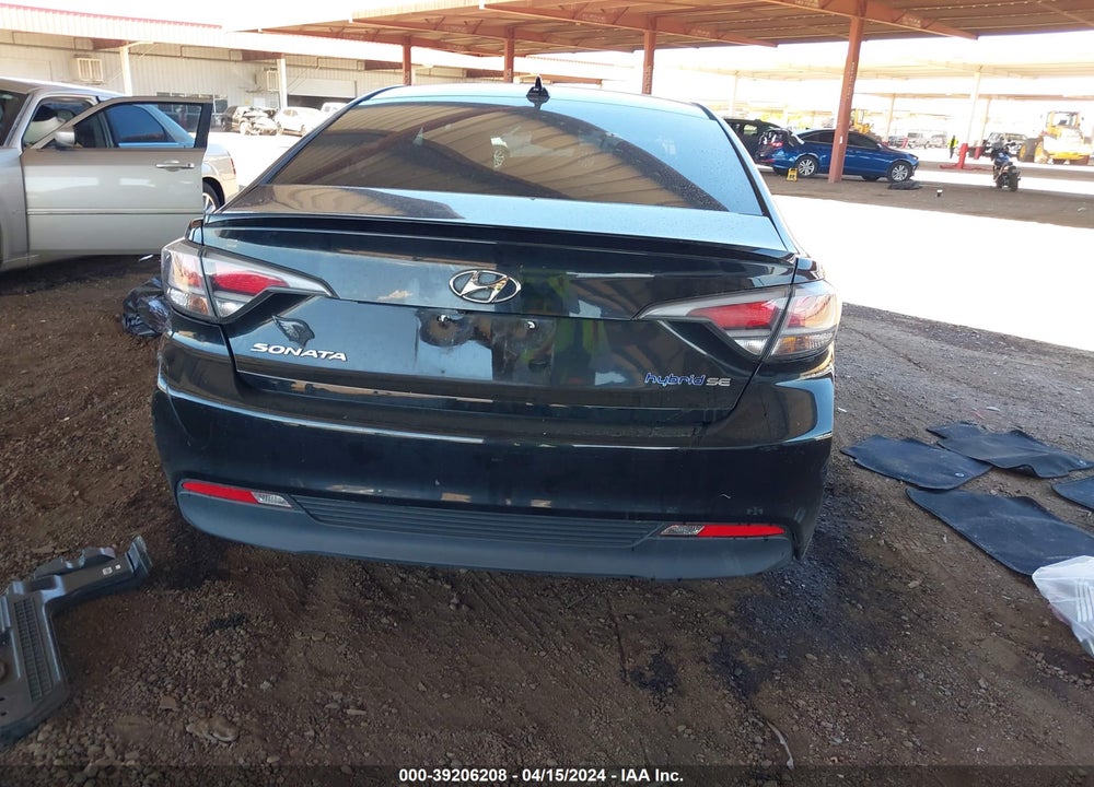 2016 HYUNDAI SONATA HYBRID SE VIN: KMHE24L1XGA031879