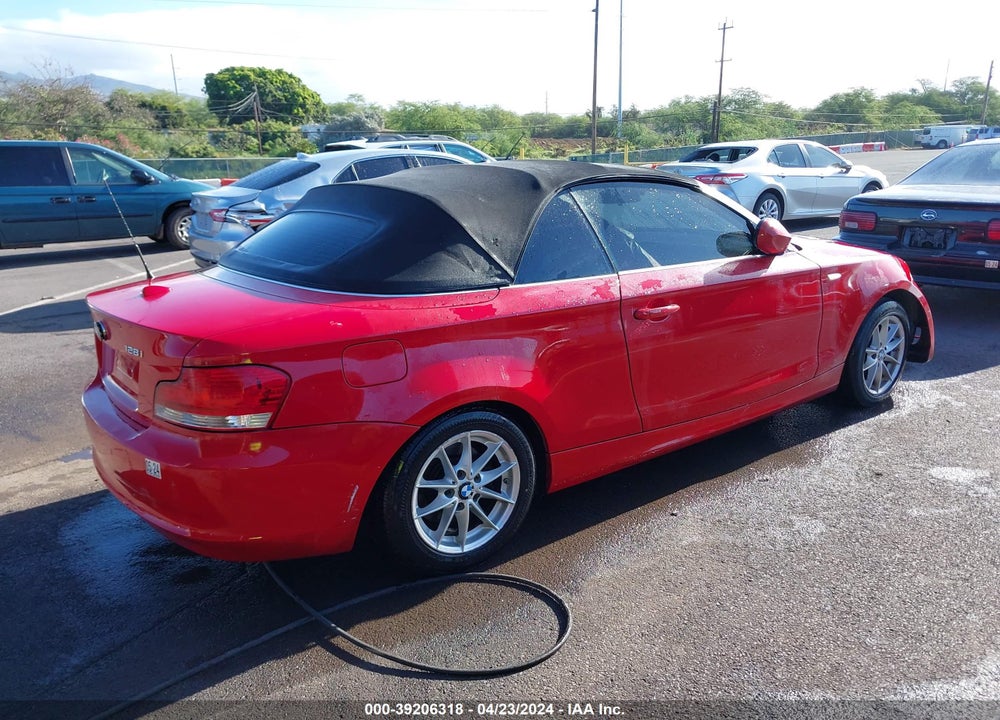 2010 BMW 128I VIN: WBAUL7C51AVJ77800